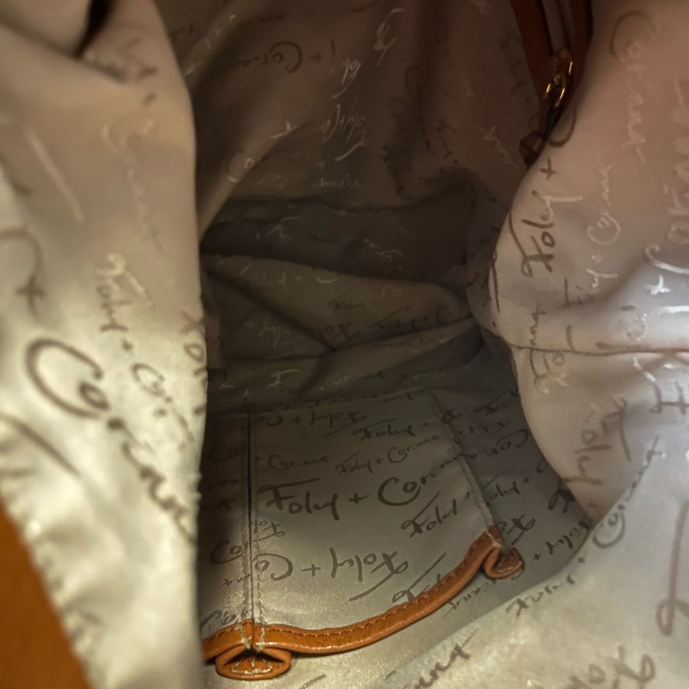 Foley + Corinna Lilli bucket tote in honey brown - Picture 8 of 13